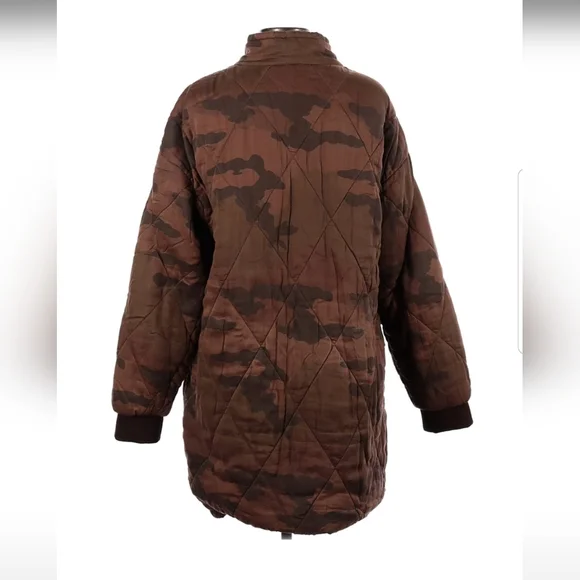Anthropologie Marrakech Quilted Camo Jacket - Picture 7 of 10